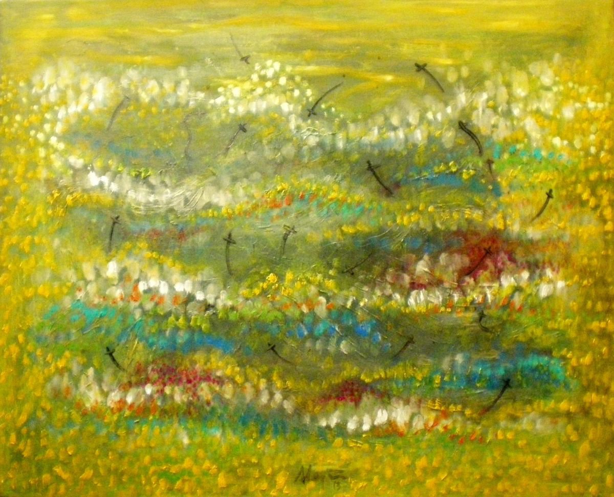 The yellow fields by Alejos