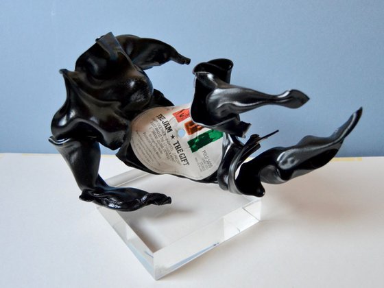 "The Gift" - Vinyl record sculpture