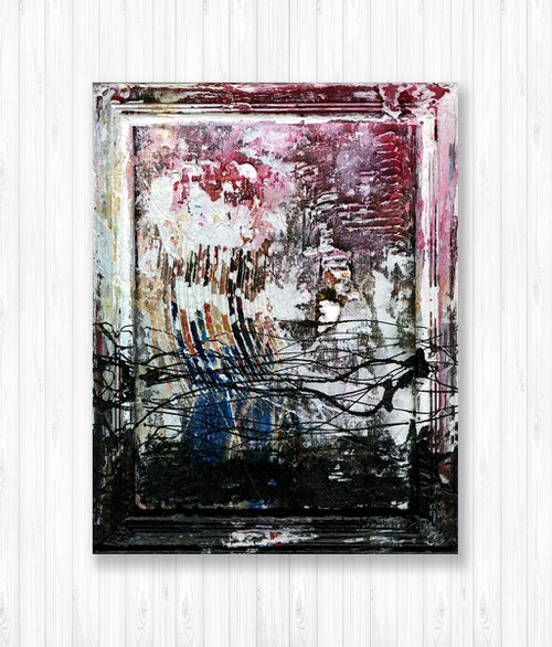 Hidden Voices 16  - Framed Abstract Painting  by Kathy Morton Stanion by Kathy Morton Stanion