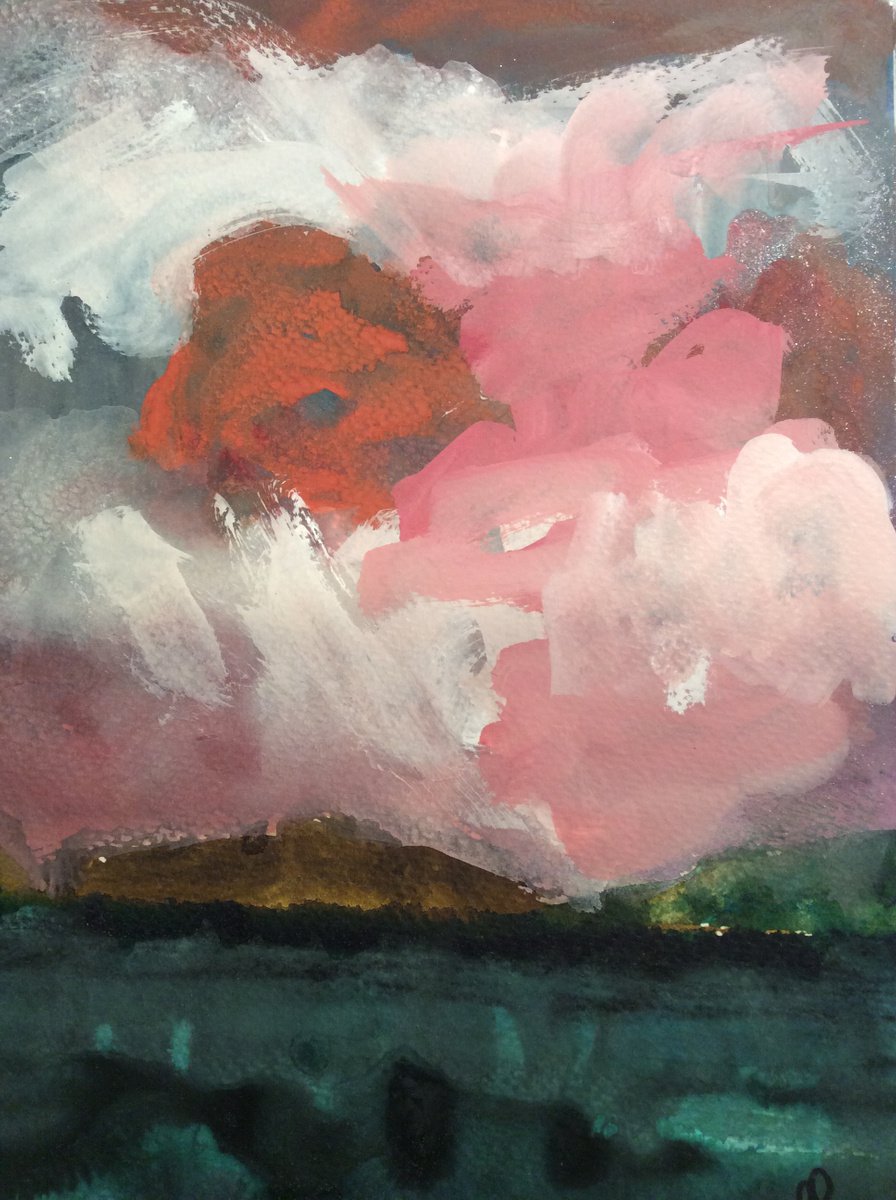 The gathering angry sky by Gwen Fleming