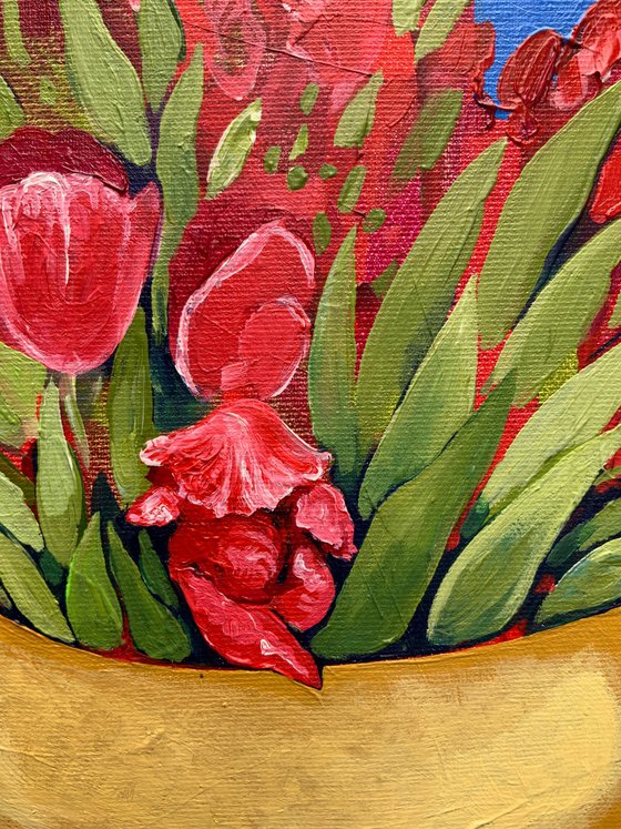 Red tulips