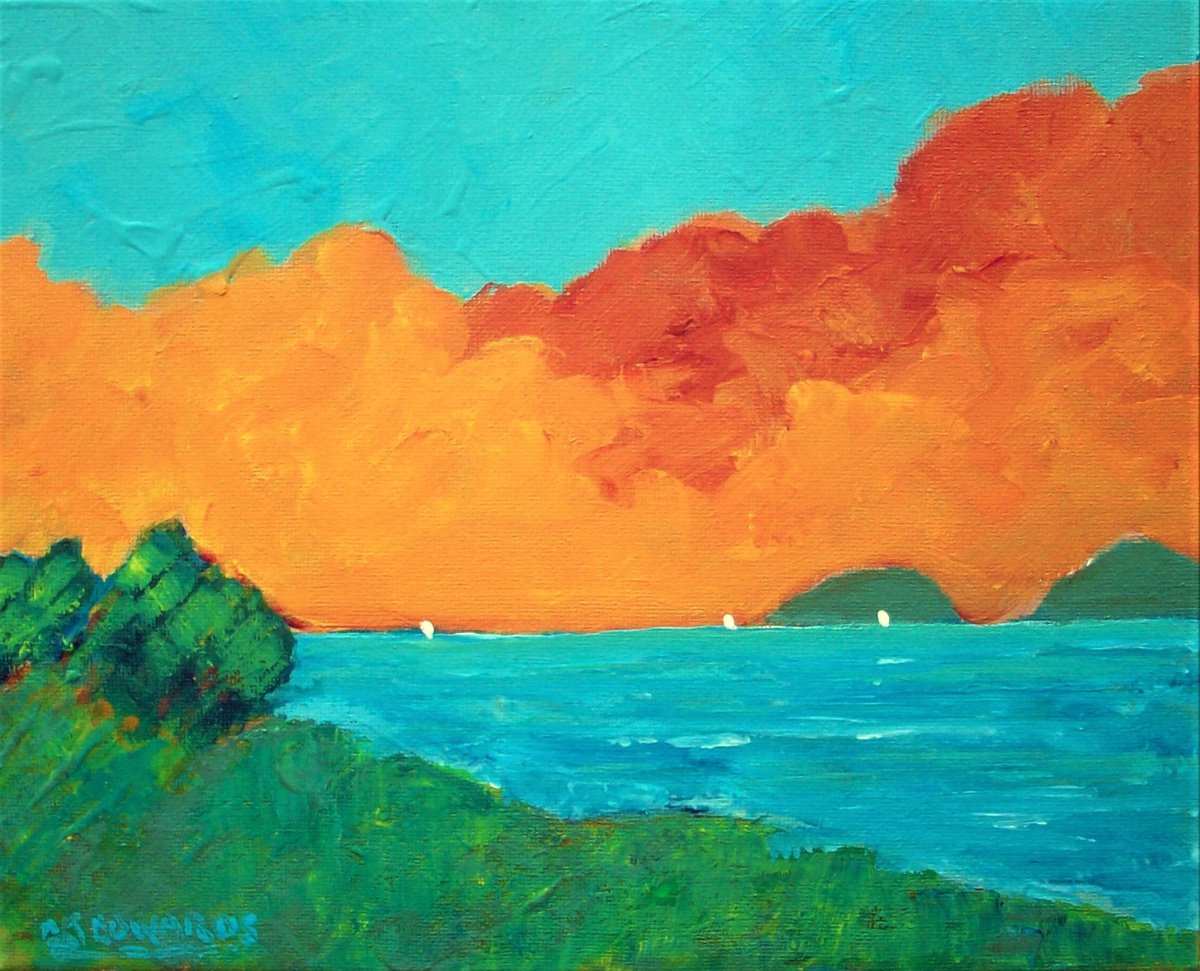 MORNING SAIL by David J Edwards