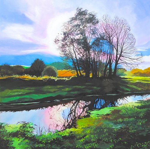 Reflections On A Still Summers Evening by Joseph Lynch