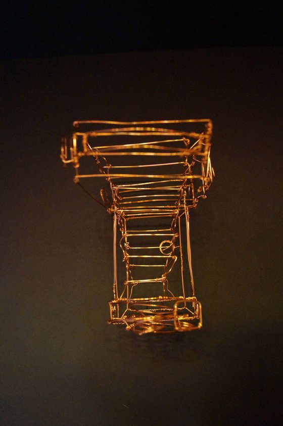 Kodak Camera Wire Sculpture