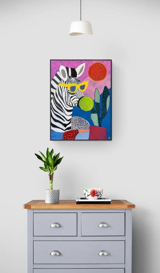 Whimsical Zebra