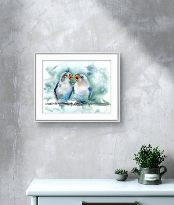 Pair of Parrots
