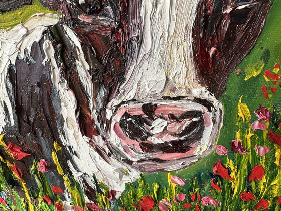 Portrait of a cow