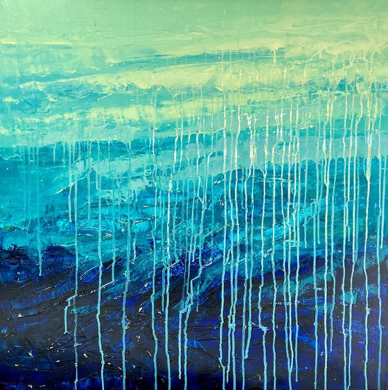 After Rain IV 90×90cm