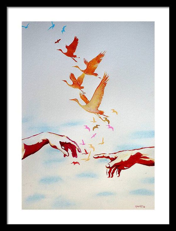 Fantasy with Flowers 335: paper 59x42cm