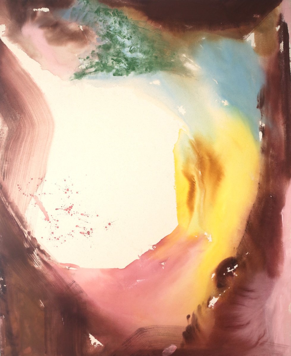 Organic Abstract Acrylic Painting By Melissa Mcgill, 48 X 60", Say What You Feel, Original Artwork