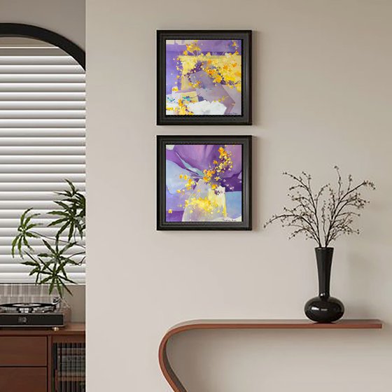 Echoes of Summer Sun. Diptych II