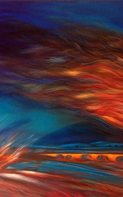 The Bright Field - Aflame by Phyllis Mahon