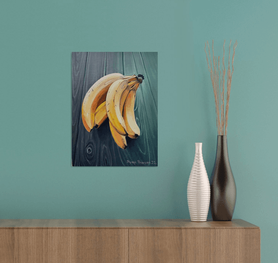 Bananas (40x30cm, oil on canvas)