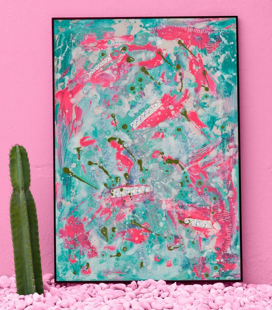 RESERVED Diptych for Ali