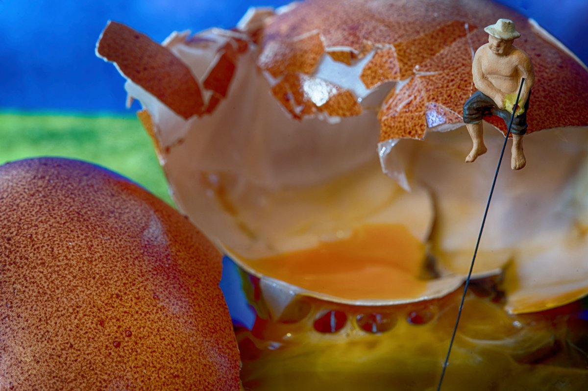 Organic Abstract Photograph By Marc Ehrenbold, 40 X 30", Yolk River Fishing, Original Artwork