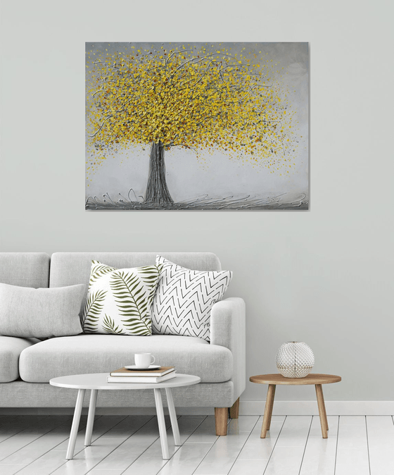 Happy Yellow Tree