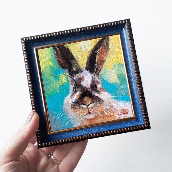 Rabbit painting