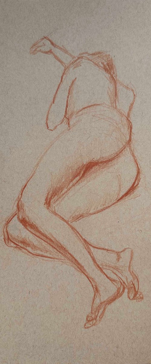 nude drawing 11 by Anna Bogushevskaya