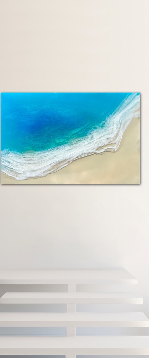 Ocean harmony- Ocean Painting by Ana Hefco