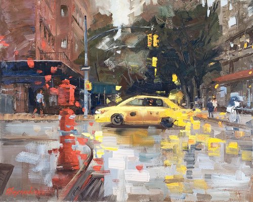 New York. Yellow taxi. by Irina Alexandrina