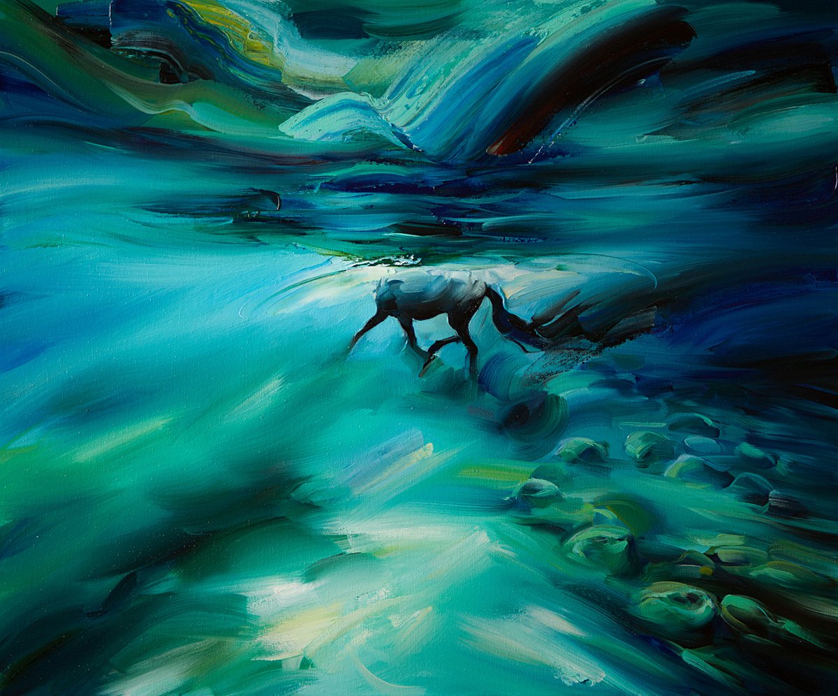 Hippolitas ~ Horse ghost by Julia Borovaya