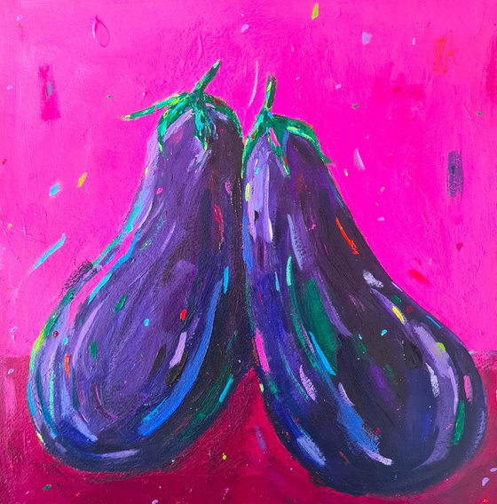 Two Aubergines