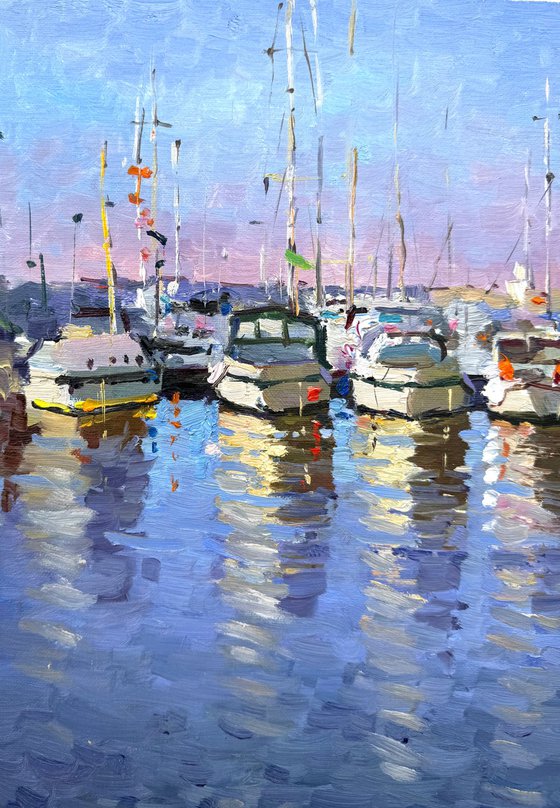 Yachts in the Harbor