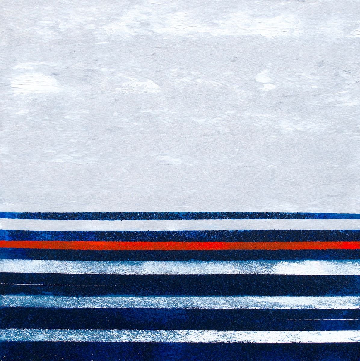 Impressionistic Abstract Painting By Poovi Art, 24 X 24", A New Hope, Original Artwork