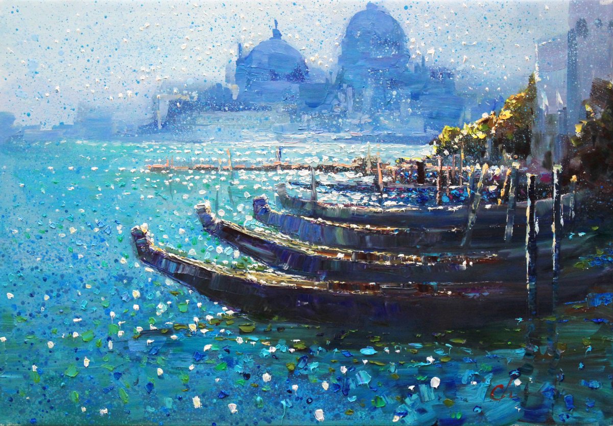 Venice Italy By Serhii Cherniakovskyi, 26 X 18, Artwork For Sale On Artfinder