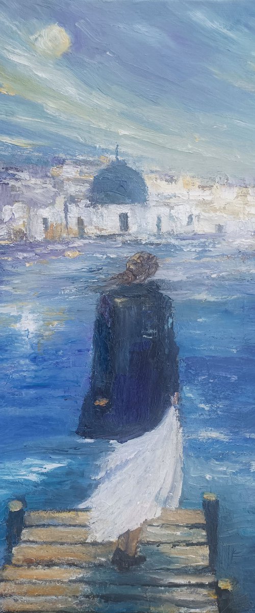 Looking at the sea by Maria Karalyos