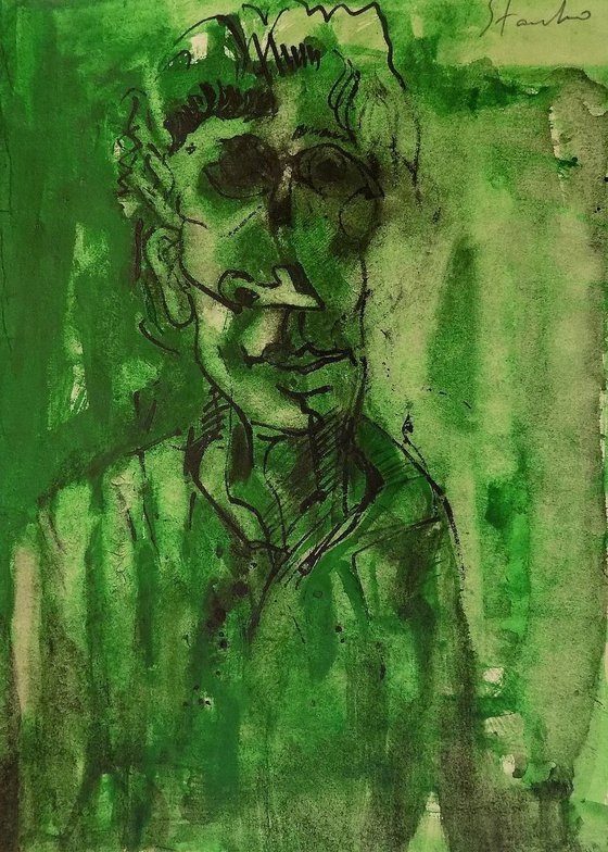 Portrait in green