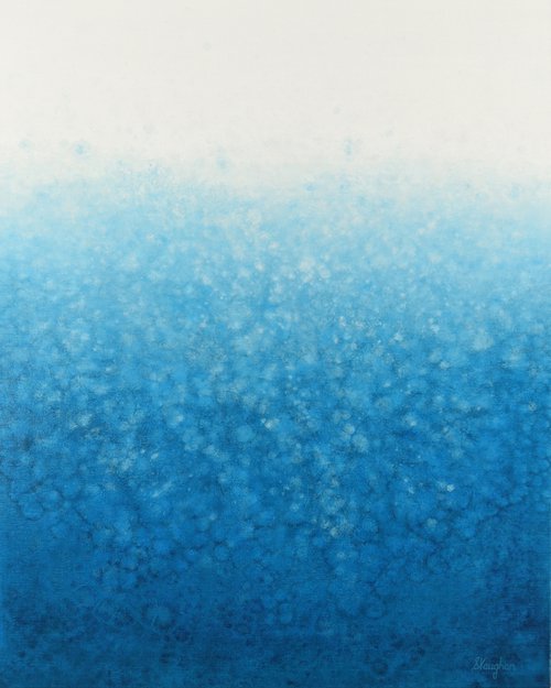 Blue Water - Shimmer Series by Suzanne Vaughan
