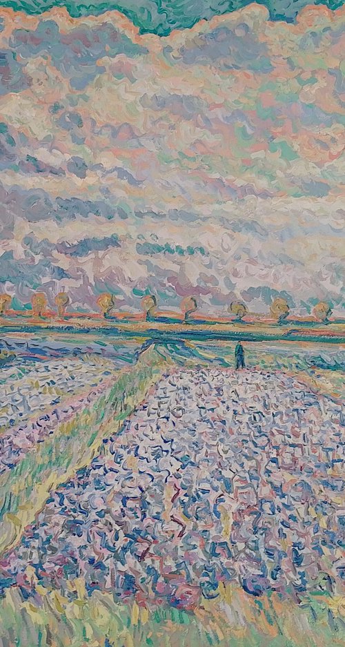 Norfolk Landscape, Nordelph. England by Nigel Dickerson