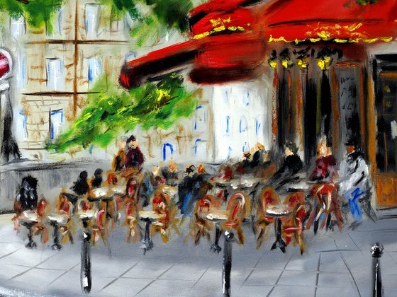 Paris Corner Cafe - with gold embellishment