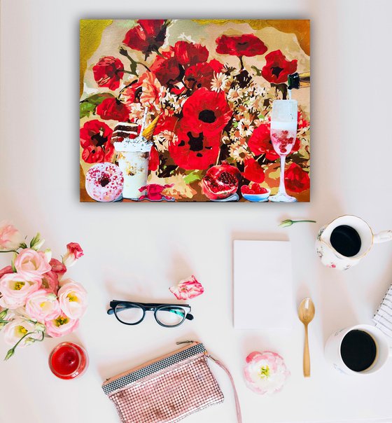 Breakfast for a beautiful woman