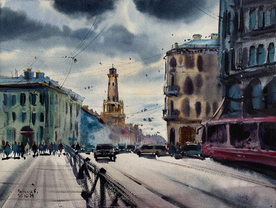 On Sadovaya Street. St. Petersburg.