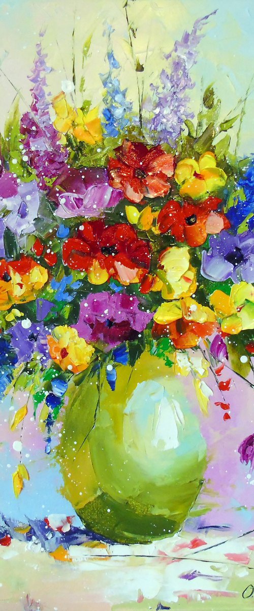 Bouquet of meadow flowers by Olha Darchuk