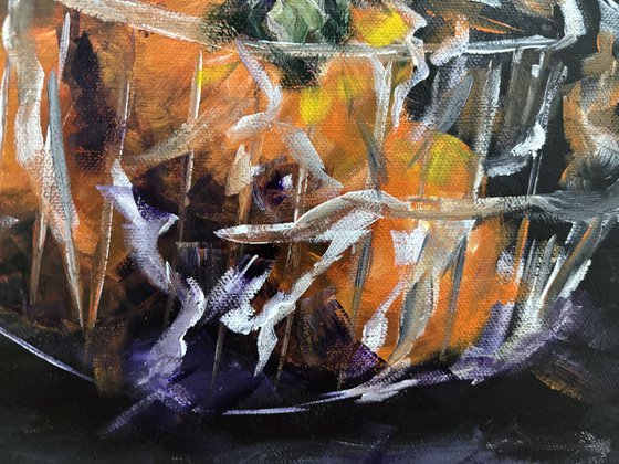 Persimmons in Plastic