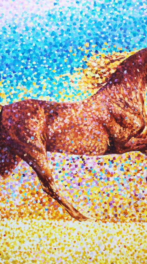 Golden sand II. Horse series by Andrei Sitsko