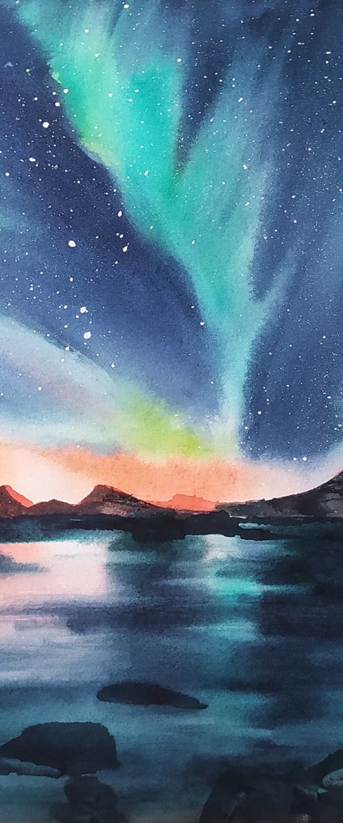 Aurora Borealis by Elena Gaivoronskaia