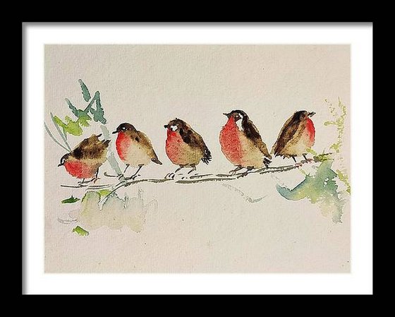 Five little Red Robins