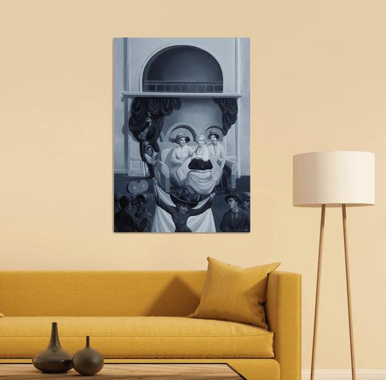 A Surreal Chaplin Portrait