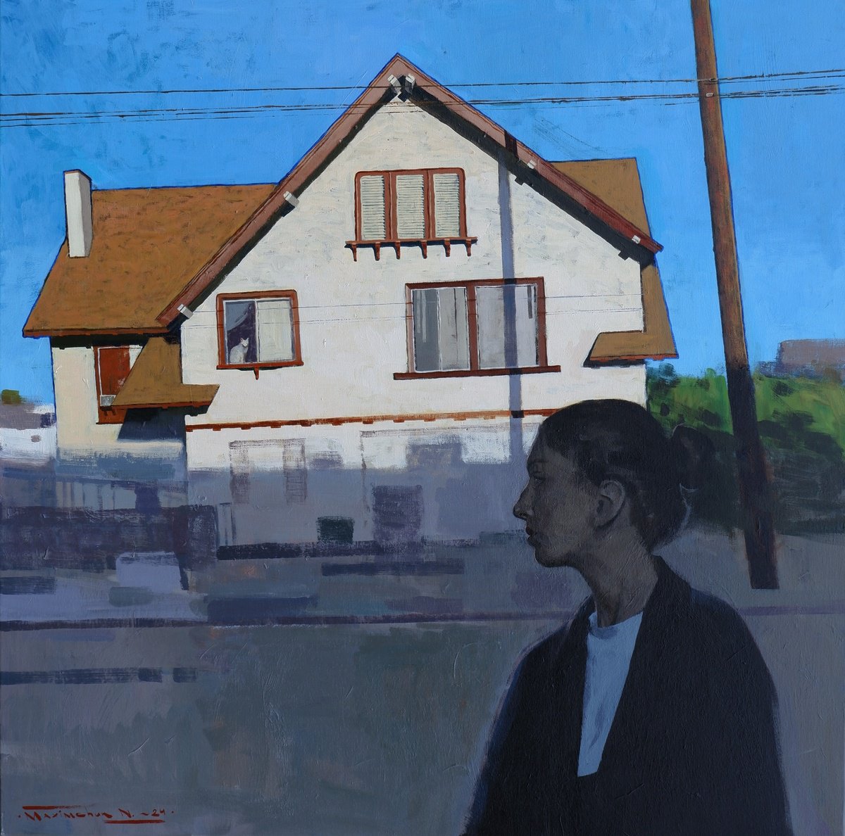  Traces Of The Sun On Hoover St By Nikita Maksimchuk, 36 X 36, Artwork For Sale On Artfinder