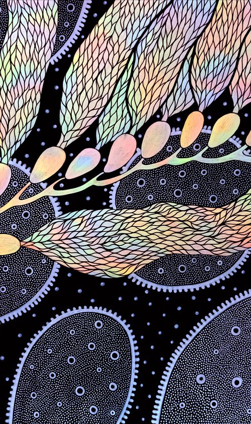 Underwater Life n.4 - Seaweeds by Veronika Demenko
