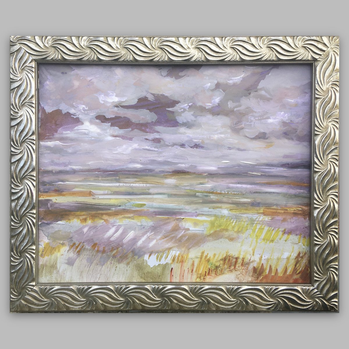 Impressionistic Landscape Oil Painting By Guy Pickford, 11 X 9, It Came True, Original Artwork