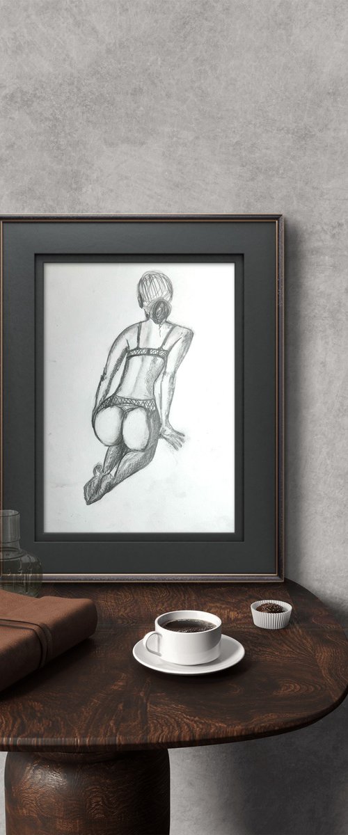 Graphite Grace and passion by Yuliia Sharapova