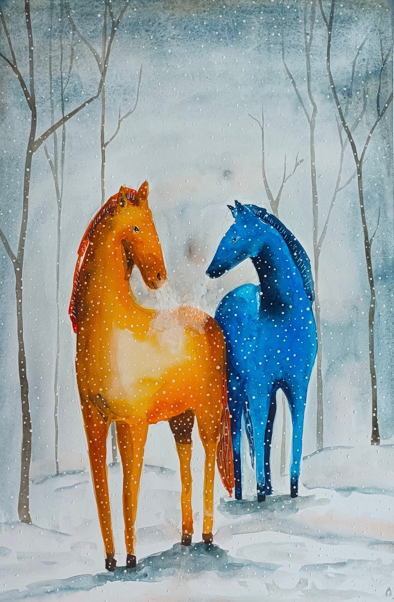 In The Winter Woods by Evgenia Smirnova