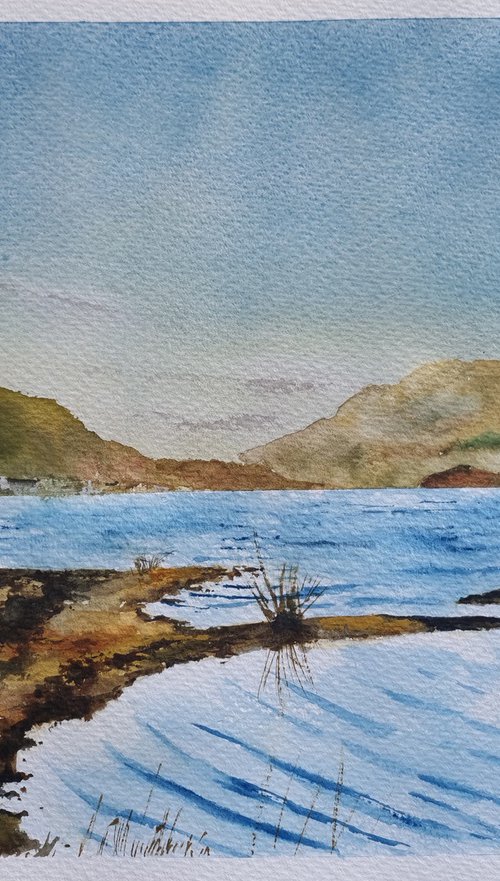 Loch Lomond, Luss, Trossachs Scottish Landscape Painting by Stephen Murray