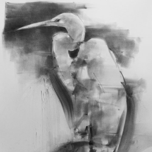 egret 03 by Tianyin Wang