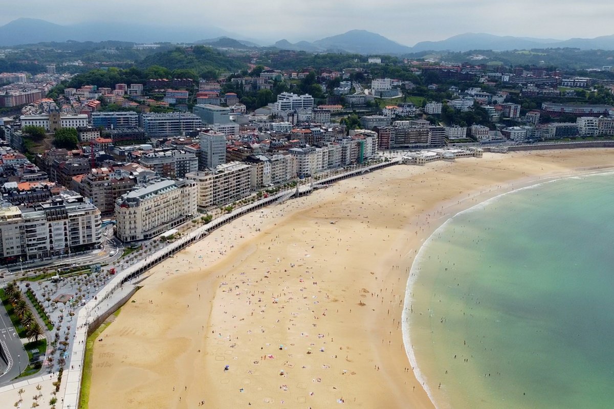 Landscape Photograph By Tatiana Zappa, 24 X 16", San Sebastian, Original Artwork